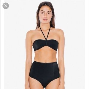 American Apparel high waisted swim bottoms